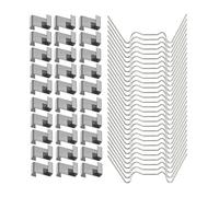 100 clip di fissaggio per serre in acciaio inossidabile con spessore di 1,2 mm di spessore per rinforzo strutturale Clip di vetro per serra