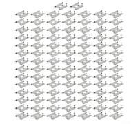 100 clip di messa a terra per pannelli solari, guarnizioni di messa a terra per binari fotovoltaici in acciaio inox per piastre di incollaggio moduli fotovoltaici e sistemi di montaggio sul tetto