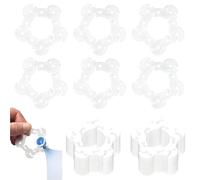 100 clip per palloncini in plastica, a forma di fiore, a forma di fiore, per palloncini, con fibbia, per matrimoni, eventi, feste di compleanno