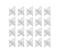 100 clip per sistema di livellamento delle piastrelle, riutilizzabili a T per distanziatori in PP per pavimento e parete, sistema di posa con fughe da 1/1,5/2/3 mm, blu (100 pezzi da 1 mm)