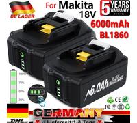 100% Compatibile Per Makita 18V 6.0Ah Batteria Ricaricabile per Elettroutensili agli ioni di Litio di Ricambio LXT BL1860B BL1860 BL1850 DHP482