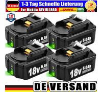 100% compatibile per Makita 18V 6.0Ah batteria ricaricabile per utensili elettrici sostituzione agli ioni di litio LXT BL1860B BL1860 BL1850 DHP482