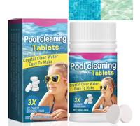 100 compresse Chlo/rine, compresse Chlo/rine per piscina, multifunzione Ch/lorine Tab/lets, vasca idromassaggio Ta/blet per piscina e spa, pulizia piscina Ta/blet per spa, purifica l'acqua pura