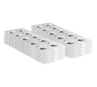 100 compresse di prova Lovibond Rapid da 50 x DPD1 e 50 x rosso fenolo per misurare: cloro libero e pH - bilanciamento dei colori con tester di agitazione - Non adatto per fotometri