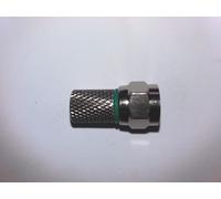 100 CONNETTORI F TV-SAT PROFESS. AVVITARE O'RING GOMMA CAVO ⌀ 6,8 mm F.M.C.