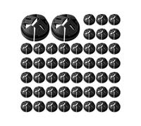100 Connettori per Cavi Push-In, Cavo per Scatola Elettrica nel Plastica con Connettore Push-In da 3/8-1/2 Pollici per Fori Romex da 1/2 Pollice