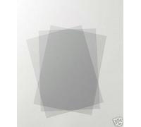 100 COPERTINE PESANTI IN PVC TRASPARENTI 20/100 A4 PER RILEGATURA