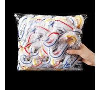 100 coperture elastiche per alimenti, coperchi per ciotole in plastica usa e getta per conservare frutta e verdura, involucri sigillanti per la freschezza