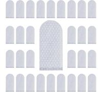 100 copridita in cotone bianco per dita delle dita, comode e traspiranti, protettive per il lavoro, la pulizia delle unghie e proteggono le dita