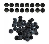 100 Coprivite Nero, Tappi Coprivite, Copriforo, Plastica Nero Tappi a Vite per Vit, 12 mm anti-ruggine copertura viti