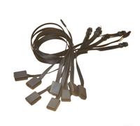 100 cordini di plastica per etichette, 20 cm, per vestiti, colore nero | Serratura in plastica, facile da spingere manualmente, tenuta sicura, colori bianco e nero, lunghezza 20 cm