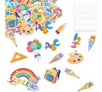 100 coriandoli decorativi per la scuola 2025, decorazione per la scuola ABC 123, decorazione da tavolo per l'inizio della scuola, 100 pezzi