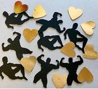 100 coriandoli per addio al nubilato, kit di forniture per feste di addio al nubilato con decorazioni da tavolo e riempitivi per sacchetti per addio al nubilato, feste di genere e decorazioni per
