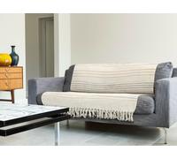 100% Cotone Divano / Letto Throw IN Herringbone E Punto Disegni - 4 Taglie