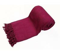 100% Cotone Divano / Letto Throw IN Herringbone E Punto Disegni - 4 Taglie