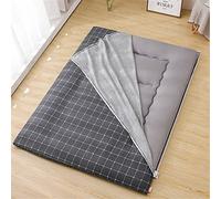 100% Cotone Futon Cover con Cerniera per Tradizionale Giapponese Futon Materasso Tatami Mat Dust Cover Pavimento Materasso Copertura Morbida E Lavabile in Macchina,B,100x200cm