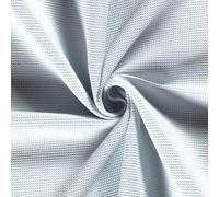 100% Cotone MICRO WAFFLE Tessuto A Rete Piquè Colore Blu Pallido