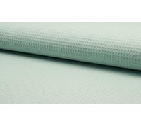 100% Cotone Waffle a Nido D'Ape Pique Tessuto Stoffa - Polveroso Menta