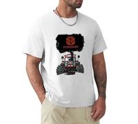 100% Cotton Sportswear Tee Plus Size Men's T-Shirt Fiatagri Tractor Fashion T-Shirt White S