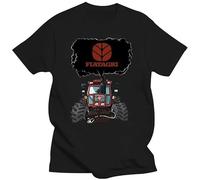 100% Cotton Sportswear Tee Plus Size Men's T-Shirt Fiatagri Tractor White Fashion Funny Black 3XL.JPG.JPG Black L