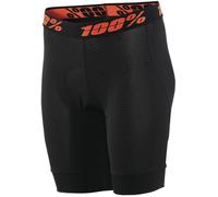 100% Crux Liner Pantaloncini funzionali da donna, nero, Taglia XL