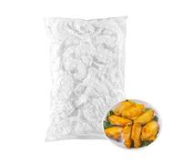 100 cuffie da doccia grandi per pane a lievitazione naturale, copertura per ciotole, coperture elastiche per alimenti, pellicola trasparente elasticizzata per frutta e avanzi (52 cm)