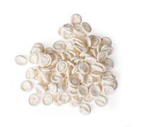 100 culle usa e getta per mantenere l'igiene durante la manipolazione e il tatuaggio della microelettronica, colore bianco