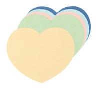 100 Cuori 4x3.2" Celeste,Verde,Azzurro,Rosa,Beige per Decor