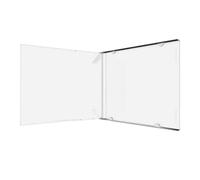 200 Custodie MediaRange CD Jewel Case 10,4mm singole SENZA TRAY Clear BOX110