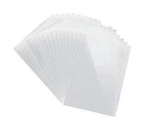 100 custodie per carte fotografiche, per carte di credito, morbide, 58 x 89 mm, impermeabile, double face, trasparente, per mini carte fotografiche, carte da collezione, Board Game