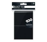 Ultra Pro 100 Buste Protezione Bustine Opache Nero Carte Standard 845155