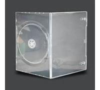 100 Custodie SINGOLE 7mm per DVD o CD Custodia Slim Trasparente