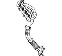 IZAWIT 17.105 Tubo gas scarico per FORD FOCUS (DAW, DBW) FOCUS Kombi (DNW)