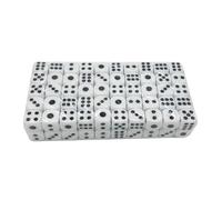 100 dadi angolari rotondi a 6 lati, in acrilico, per giochi da tavolo, insegnamento, facili da usare