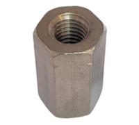 100 dadi esagonali M uguali 3 x D M6 mm, DIN 6334, acciaio inox A2, D-Work