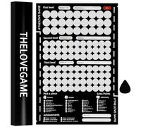 100 Date Love Game - Scratch Off Poster Creativo - Regalo Perfetto per Coppia, Fidanzato, Veleno