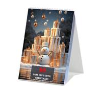 100 Day Christmas Countdown Calendar - - - 2026 100 Day Collectible Family | Tabletop Christmas Countdown Calendar for Men Women Children | | | Office Desk Table Living Room 100 Day Christmas Countdown