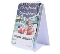 100 Day Christmas Countdown Calendar 2026 Advent Winter Desk Calendar