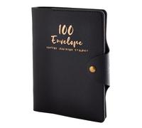 100 Day Savings Challenge Notebook Organizzatori Portatili Con Busta Budgeting Design Per La Gestione Del Denaro Finanziario Traguardi Diario di Realizzazione