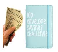 100 Day Savings Challenge Raccoglitore | Libro di risparmio di denaro | Forniture quotidiane per il monitoraggio delle spese Budgeting Gestione del monitoraggio del reddito Low Buy Pianificazione