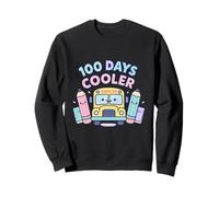 100 Days Cooler, Simpatico scuolabus, per Festeggiare con Colori Pastello Felpa