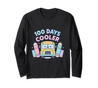 100 Days Cooler, Simpatico scuolabus, per Festeggiare con Colori Pastello Maglia a Manica