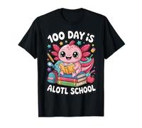 100 Days Is Alotl Scuola Carino Axolotl Kawaii Bambini Maglietta