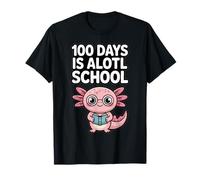 100 Days Is Alotl Scuola Carino Axolotl Kawaii Bambini Maglietta