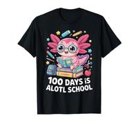 100 Days Is Alotl Scuola Carino Axolotl Kawaii Bambini Maglietta