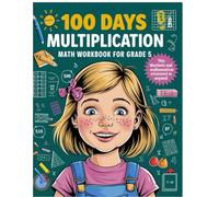 100 Days Multiplication Math Workbook for Grade 5 with solution