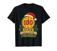 100 Days Na Lang Pasko Countdown Clock Filippino Christmas Maglietta