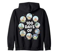 100 Days of Being A Silly Goose Felpa con Cappuccio