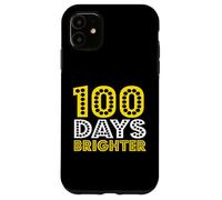 100 Days of School 100 days brighter Custodia per iPhone 11