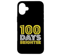 100 Days of School 100 days brighter Custodia per iPhone 16 Plus
